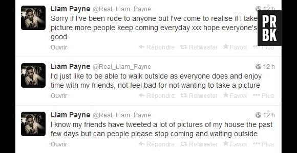 Liam Payne : message à ses Directioners sur Twitter