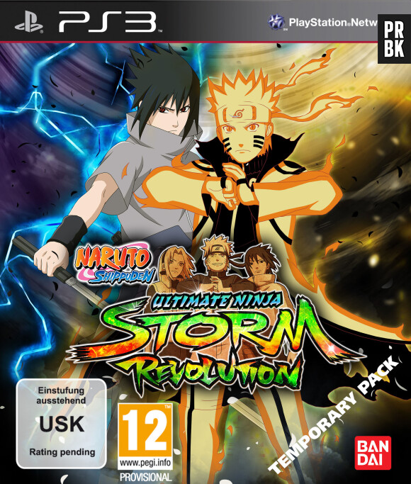 Naruto Shippuden Ultimate Ninja Storm Revolution : la jaquette PS3