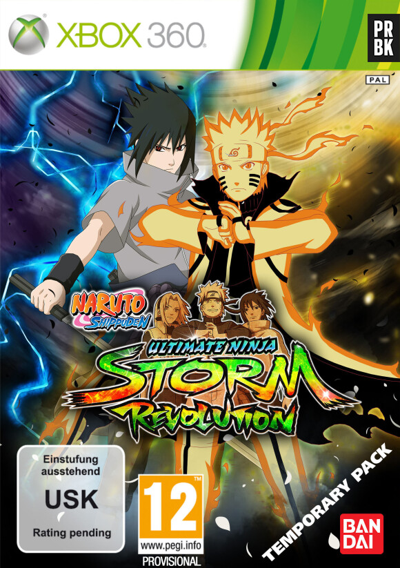 Naruto Shippuden Ultimate Ninja Storm Revolution : la jaquette Xbox 360
