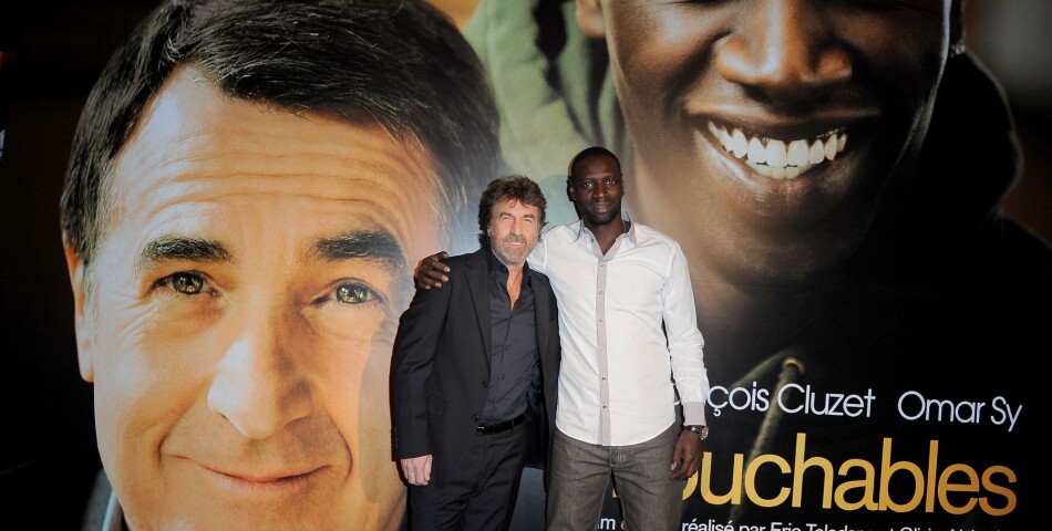 François Cluzet et Omar Sy lors de la promotion du film Intouchables