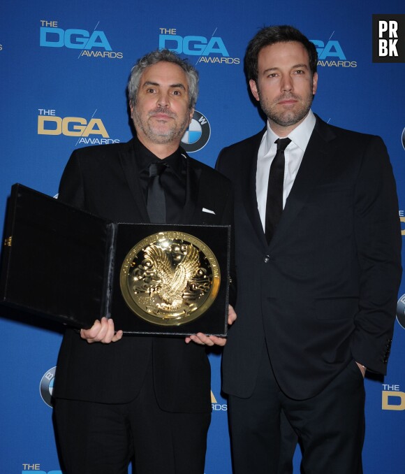 Alfonso Cuaron et Ben Affleck à la cérémonie des DGA Awards le 25 janvier 2014 à Los Angeles