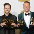 Grammy Awards 2014 : Mackelmore &amp; Ryan Lewis gagnants lors de la cérémonie qui s'est déroulée le 26 janvier 2014 à Los Angeles