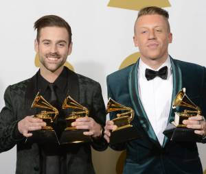 Grammy Awards 2014 : Mackelmore &amp; Ryan Lewis gagnants lors de la cérémonie qui s'est déroulée le 26 janvier 2014 à Los Angeles