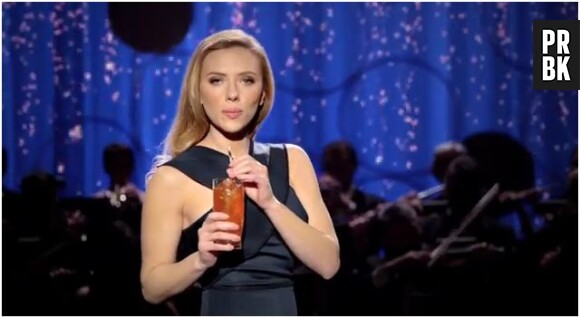 Scarlett Johansson : pleine d'autodérision pour la pub SodaStream