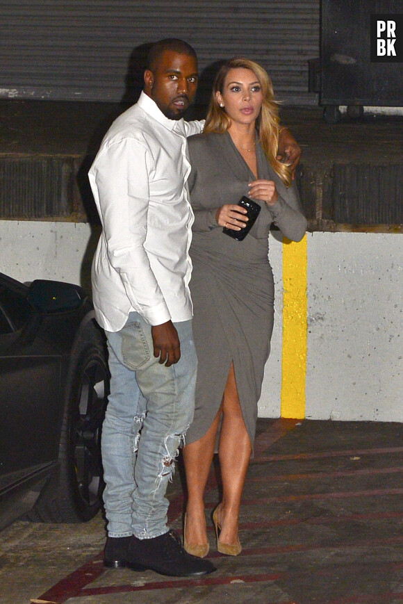 Kim Kardashian et Kanye West : arrivée en couple à l'opéra de Los Angeles, le 11 octobre 2013