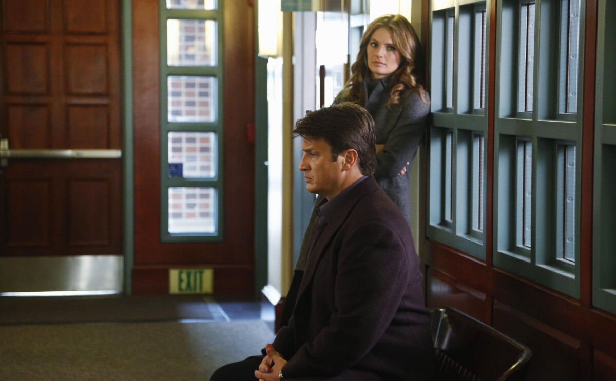 Photo : Castle saison 6, épisode 15 : Nathan Fillion et Stana Katic sur