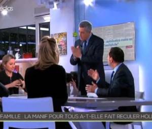 Henri Guaino claque la porte du plateau de C à Vous le 3 février 2014 sur France 5