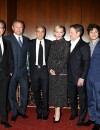 Jean Dujardin, George Clooney, Cate Blanchett, Matt Damon et tout le casting du film The Monuments Men, le 4 février 2014 à New-York