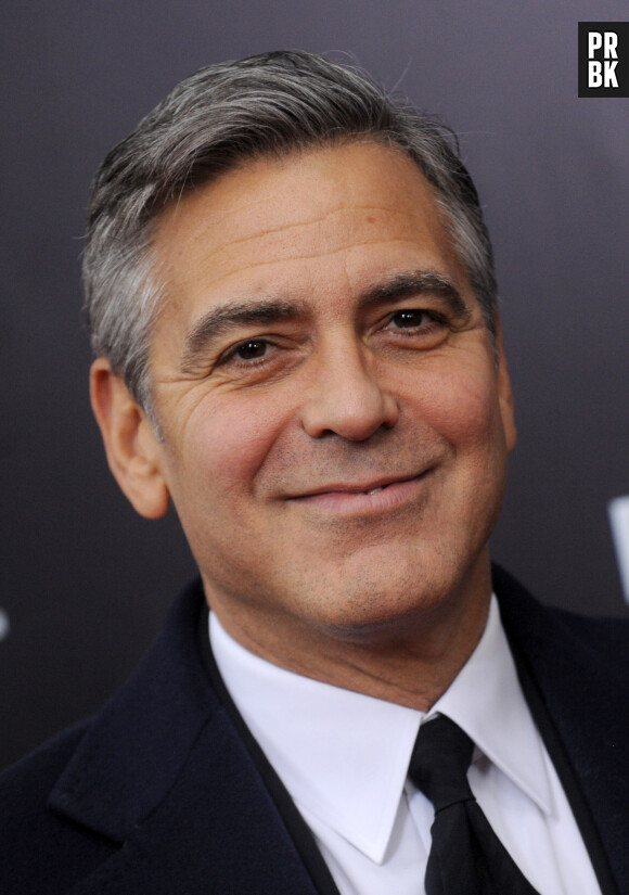 George Clooney présente son film The Monuments Men, le 4 février 2014 à New-York