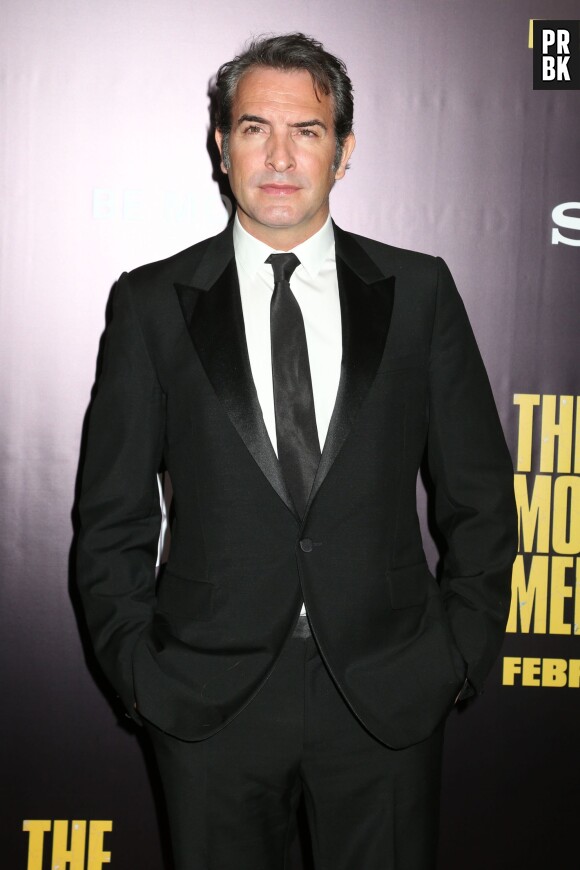 Jean Dujardin joue le rôle du directeur des Musées nationaux dans The Monuments Men, le 4 février 2014 à New-York
