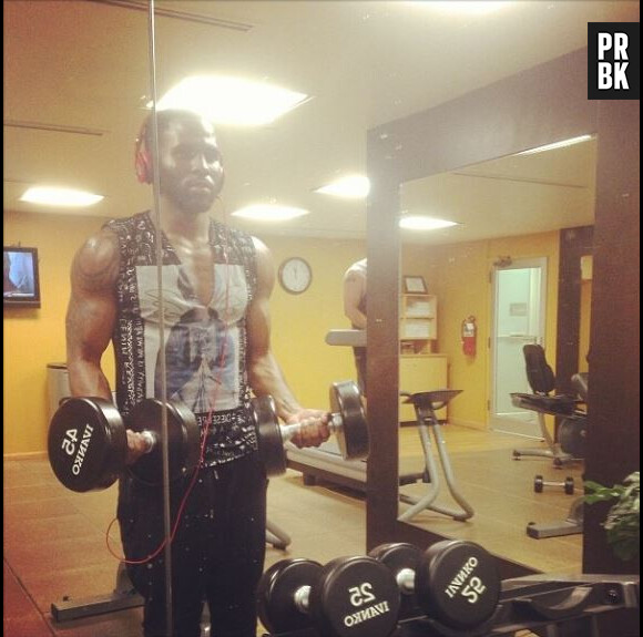 Jason Derulo en pleine séance de musculation sur Instagram