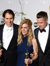 L'équipe de 12 Years a Slave gagnante aux Oscars 2014 le 2 mars à Los Angeles