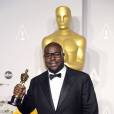 Steve McQueen et 12 Years a Slave gagnants aux Oscars 2014 le 2 mars à Los Angeles