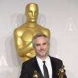 Alfonso Cuaron gagnant avec Gravity  aux Oscars 2014 le 2 mars à Los Angeles