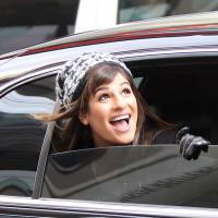 Glee saison 5 : Lea Michele, Darren Criss et Chord Overstreet sur le tournage