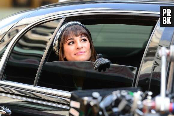 Glee saison 5 : Lea Michele tourne une scène le 13 mars 2014