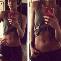 Caroline Receveur : des abdos en béton sur Instagram pour un été 2014... sexy !