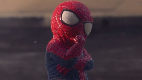 The Amazing Spider-Man 2 : Evian transforme le héros... en bébé-danseur