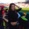 Les Marseillais à Rio  : Kim prend la pose pendant un match de rugby