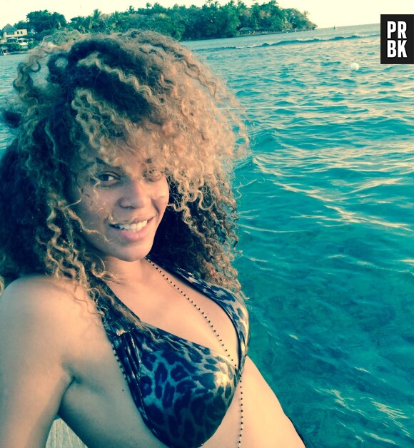Beyoncé en vacances à la mer