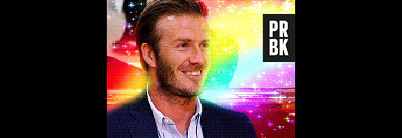 David Beckham rainbow