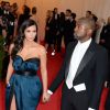 Kim Kardashian et Kanye West au MET Gala à New York le 5 mai 2014