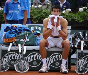 Novak Djokovic pendant le tournoi de Roland Garros 2014