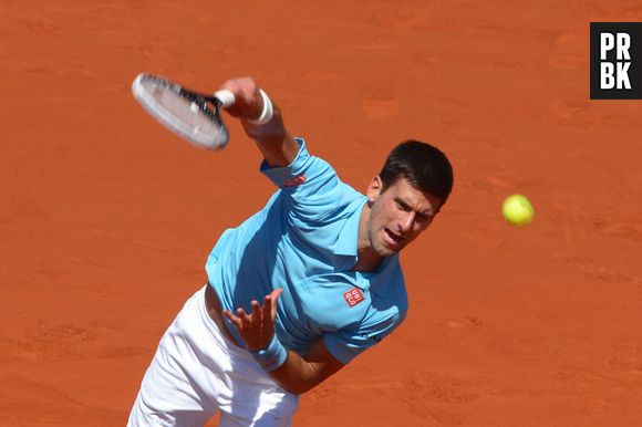 Novak Djokovic pendant le tournoi de Roland Garros 2014