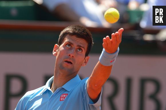 Novak Djokovic pendant le tournoi de Roland Garros 2014