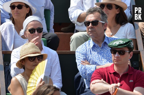 Michel Denisot lors de la finale de Roland Garros, ce 8 juin 2014 à Paris