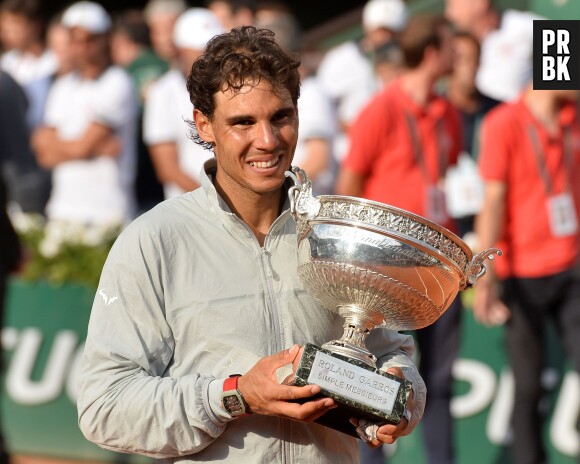 Rafael Nadal vainqueur de Roland Garros pour la neuvième fois à Paris, ce 8 juin 2014