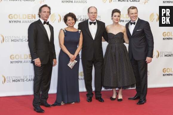 William Fitchner, Baeur Rola, Megan Boone et Diego Klattenhoff lors de la soirée de clôture du Festival de Monte Carlo 2014