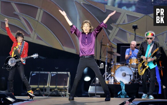 Les Rolling Stones en concert au Stade de France le 13 juin 2014
