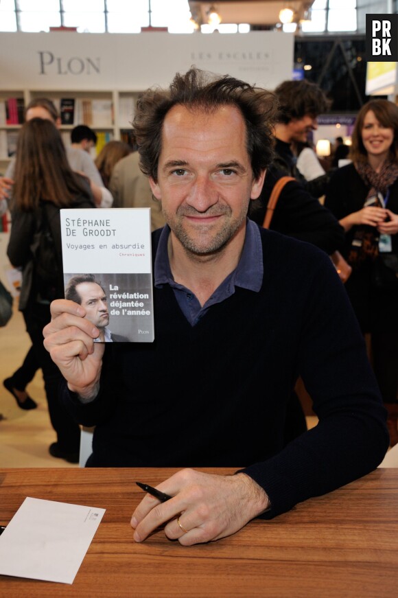 Stéphane De Groodt au Salon du Livre, le 23 mars 2014