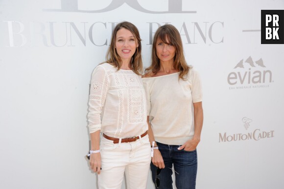 Anne Marivin et Axelle Laffont au Brunch Blanc organisé par le groupe Barrière à Paris, le 29 juin 2014