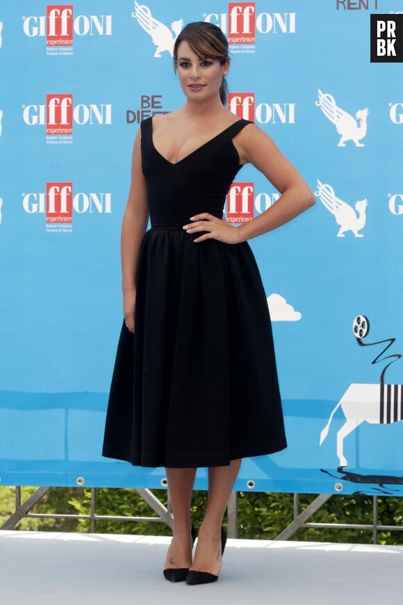 Lea Michele au Festival Giffoni en Italie le dimanche 20 juillet 2014