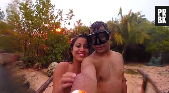 Des vacanciers au Mexique ont failli être frappé par la foudre en plein selfie