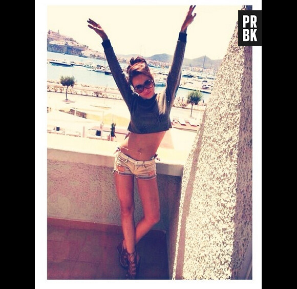 Tara Damiano en mini-short sur Instagram, le 26 juillet 2014