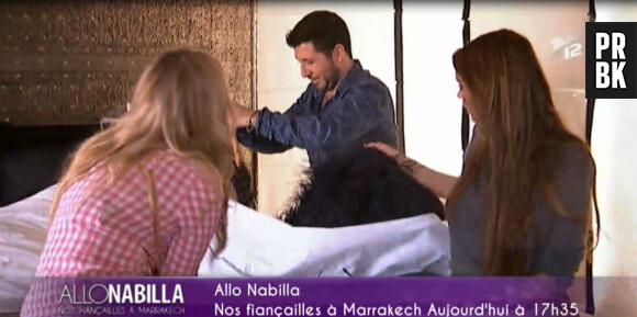 John dévoile à Nabilla Benattia sa robe de fiançailles dans Allo Nabilla