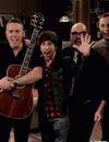  The Big Bang Theory saison 6 : les acteurs avec les&nbsp;Barenaked Ladies 
