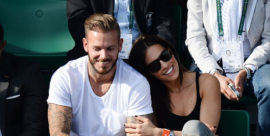 M. Pokora sa petite-amie Scarlett Baya à Roland Garros en juin 2014