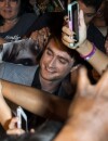 Daniel Radcliffe et ses fans à l'avant-première de Horns à Paris le 16 septembre 2014