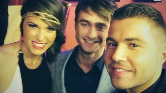 Capucine Anav : selfie avec Daniel Radcliffe à l'avant-première de Horns