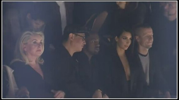 Kim Kardashian et Kanye West hués à la Fashion Week de Paris