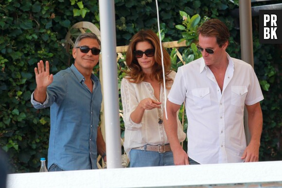 George Clooney et Cindy Crawford avant le mariage