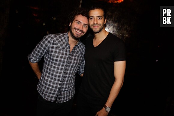 Maxime Musqua et Tarek Boudali à la soirée Loft by Orphée le 15 octobre 2014
