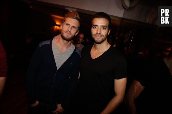Philippe Lacheau et Tarek Boudali à la soirée Loft by Orphée le 15 octobre 2014