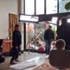 Chris Marques sur le tournage d'un Dézapping du Studio Bagel, le 23 octobre 2014