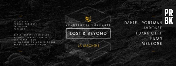 Lost & Beyond à la Machine du Moulin Rouge le 14.11