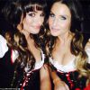 Lea Michele et une amie déguisées en bavaroises pour Halloween 2013